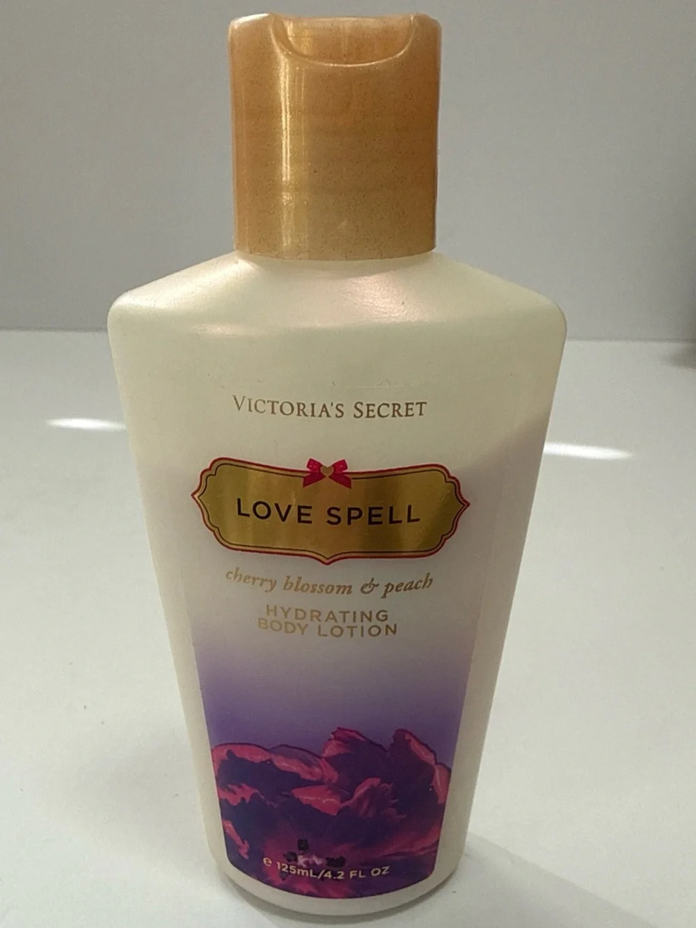 Victoria's Secret Love Spell Body Lotion - Cream/Purple retired not full